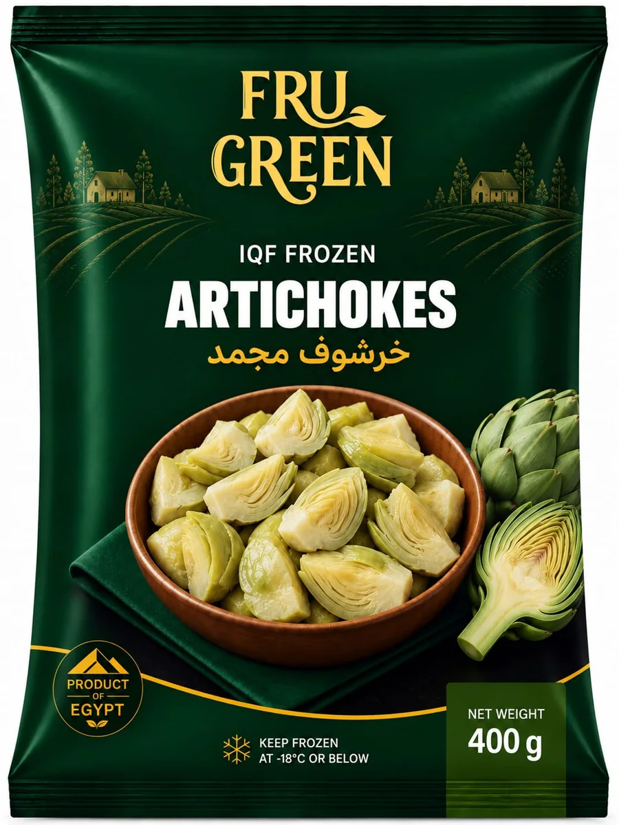 FruGreen Frozen Artichokes pack