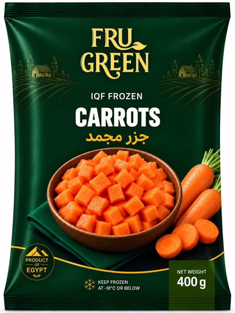 FruGreen Frozen Carrots pack