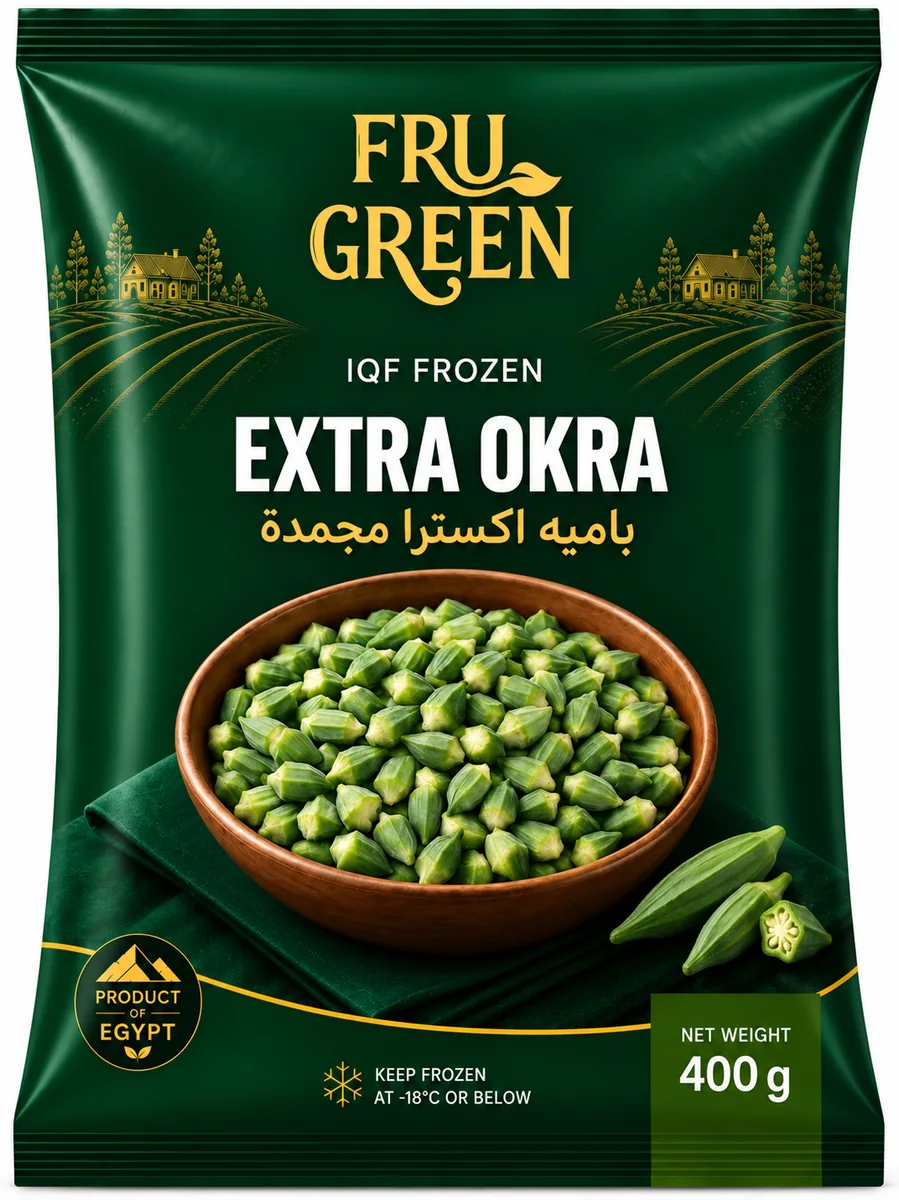 FruGreen Frozen Extra Okra pack