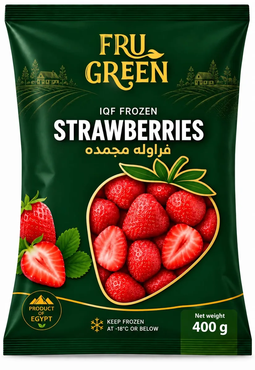 FruGreen Frozen Strawberries pack