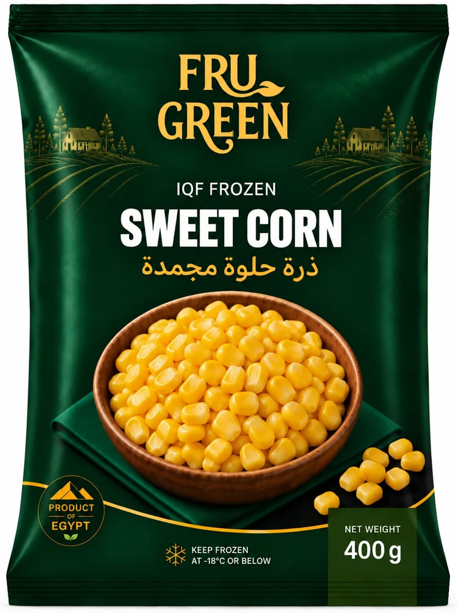 FruGreen Frozen Sweet Corn pack